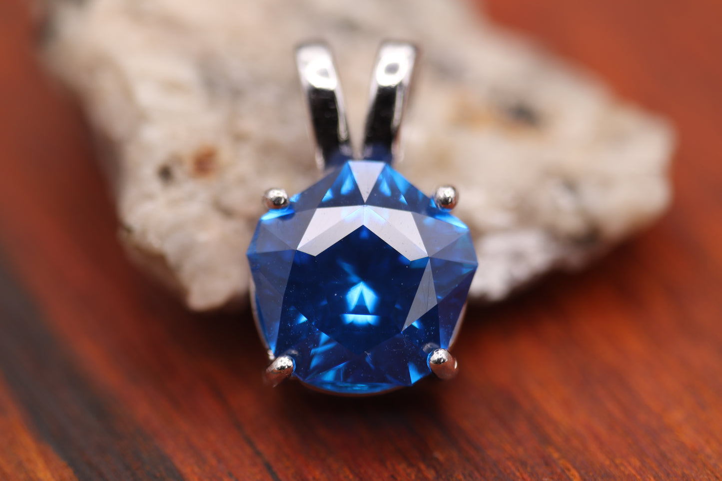 2ct Cobalt Blue YAG in "Fiordaliso" by Marco Voltolini