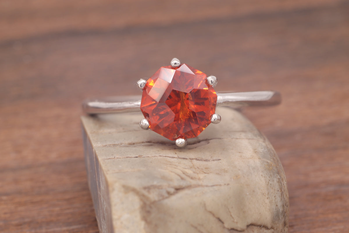 2.02ct Spessartite Garnet in 'Spokes' by Scott Laborie