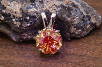 3.1ct Christmas Garnet (Cr:YAG) in 'Heavens-Piercing Drill' by Arya Akhavan