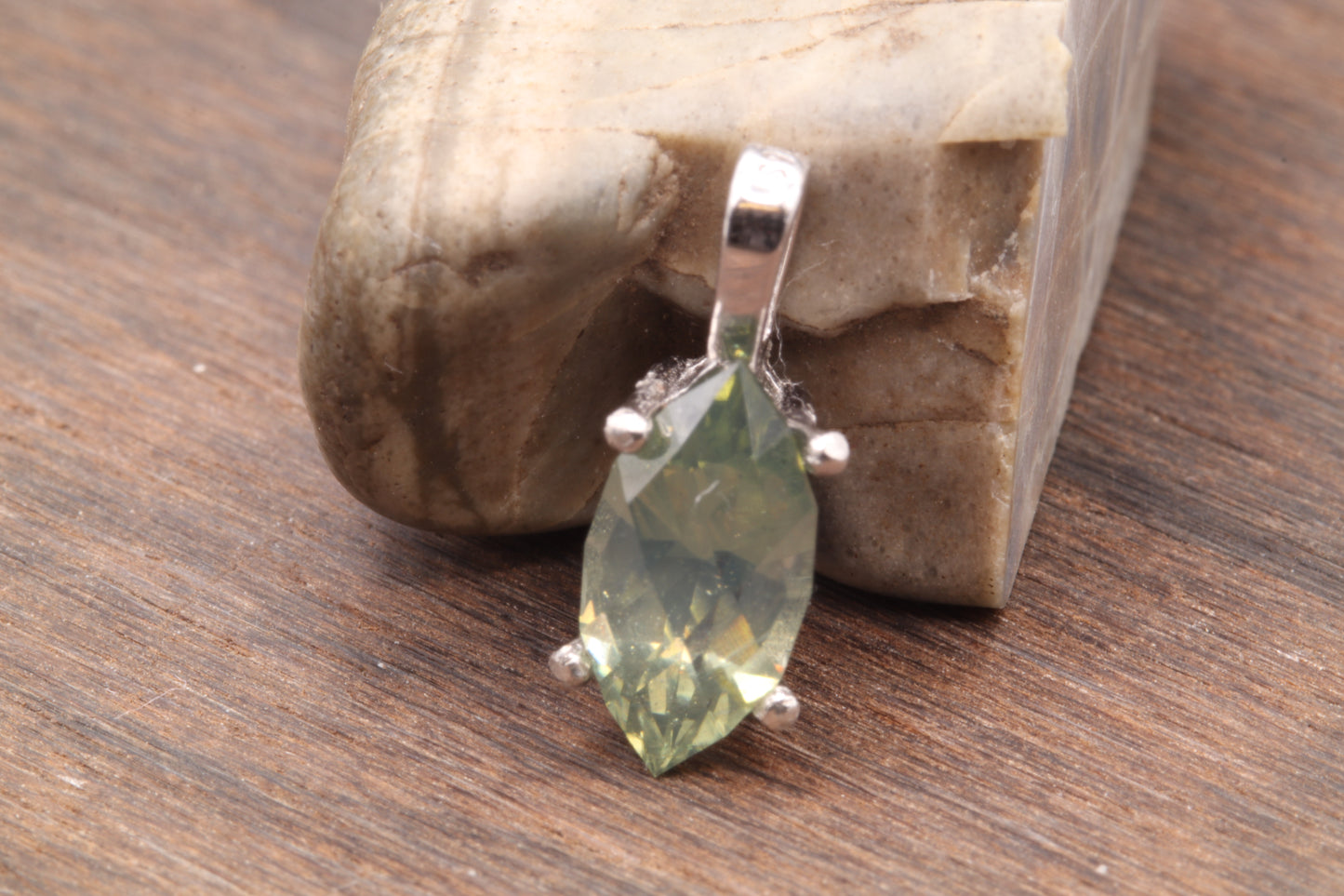 1.11ct Tunduru Green Zircon in 'Beginner Marquise' by Huynh
