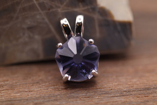 0.70ct Iolite in "Hanami" by Marco Voltolini